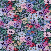 VISCOSE JERSEY DIGITAL FLEURS BLEU MARINE (thumbnail)