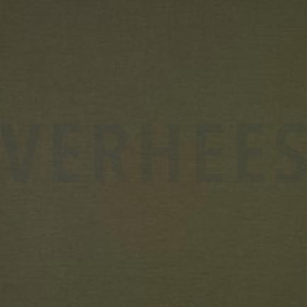 COTTON INTERLOCK JERSEY ARMY GREEN (thumbnail)