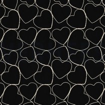 STEPPSTOFF STICKEREI HERZEN SCHWARZ (thumbnail)