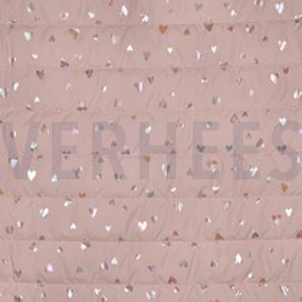 STEPPED FOIL HEARTS LIGHT ROSE (thumbnail)