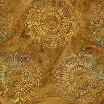 HANDCRAFTED BATIK COTTON OCHRE (thumbnail)