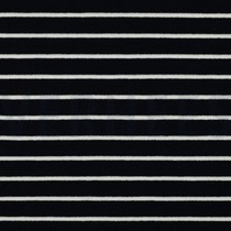 BAUMWOLLE FROTTEE GARNGEFÄRBT STREIFEN DUNKELBLAU (thumbnail)