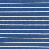 BAUMWOLLE FROTTEE GARNGEFÄRBT STREIFEN HELLBLAU (thumbnail)