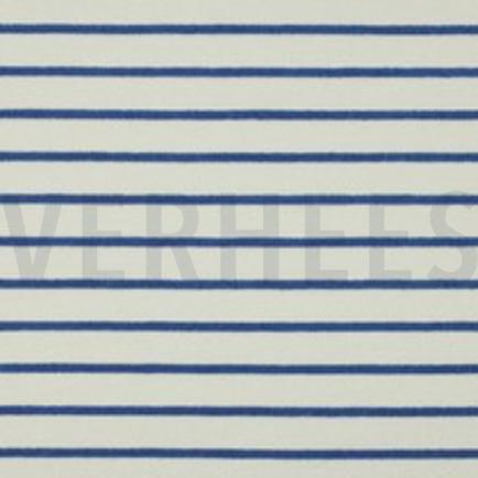 COTTON TOWELLING YARN DYED STRIPES LIGHT BLUE (thumbnail)