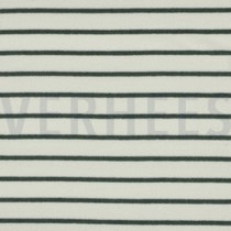 BAUMWOLLE FROTTEE GARNGEFÄRBT STREIFEN ECRU/SALBEI (thumbnail)