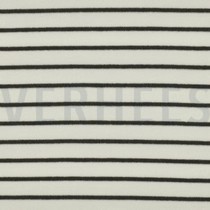 BAUMWOLLE FROTTEE GARNGEFÄRBT STREIFEN ECRU/ARMYGRÜN (thumbnail)