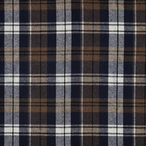 GEBÜRSTETER MANTELSTOFF GARNGEFÄRBT KAROS BRAUN (thumbnail)