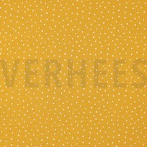 MUSSELIN KLEINE PUNKTE OCKER (thumbnail)