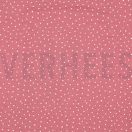 DOUBLE GAUZE KLEINE STIPPEN BLUSH (thumbnail)