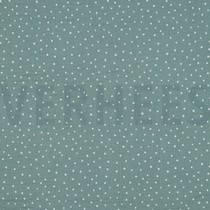 MUSSELIN KLEINE PUNKTE ALTGRÜN (thumbnail)