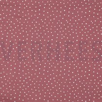 MUSSELIN KLEINE PUNKTE ROSENHOLZ (thumbnail)