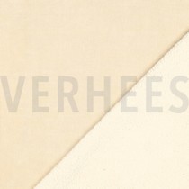 DOUBLE SIDED KNITTED VELOURS SHERPA SAND (thumbnail)