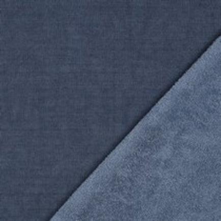 DOUBLE SIDED KNITTED VELOURS SHERPA JEANS (thumbnail)