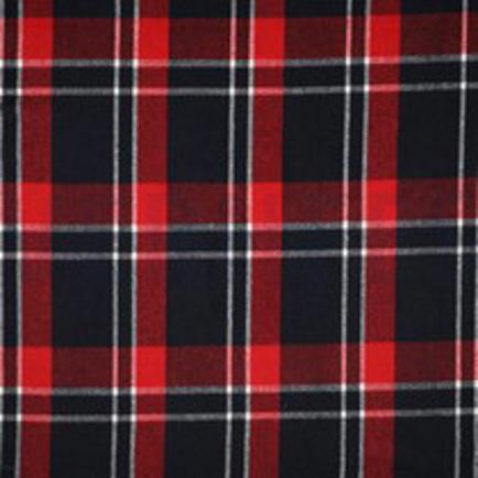 BRUSHED CHECKS YARN DYED NAVY/RED (thumbnail)