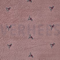 TEDDYSTOFF STICKEREI BLUMEN MAUVE (thumbnail)