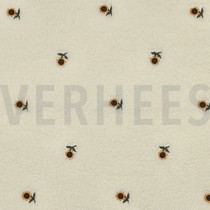 TEDDY BRODERIE TOURNESOLS ÉCRU (thumbnail)