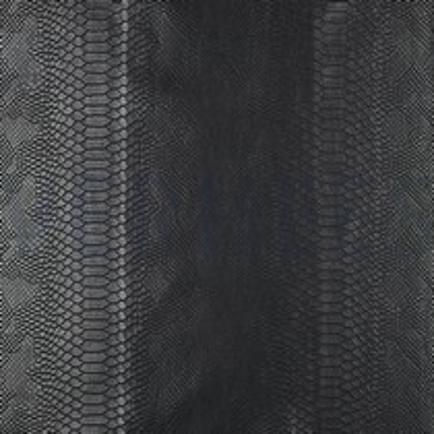 KUNSTLEDER SCHLANGENHAUT SCHWARZ (thumbnail)