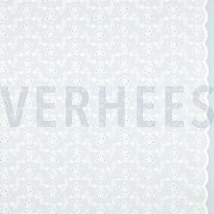 COTTON EMBROIDERY TWO-SIDE SCALLOP WHITE (thumbnail)