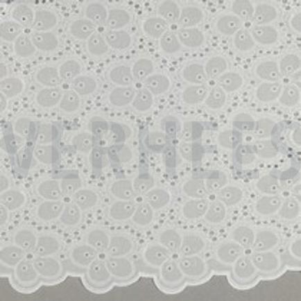 COTTON EMBROIDERY TWO-SIDE SCALLOP WHITE (thumbnail)