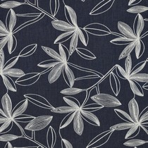 DENIM BRODERIE FLEURS BLANC (thumbnail)