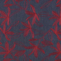 DENIM BRODERIE FLEURS BORDEAUX (thumbnail)