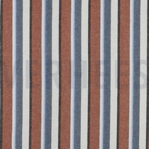 KATOEN GARENGEVERFD STREPEN TERRACOTTA (thumbnail)