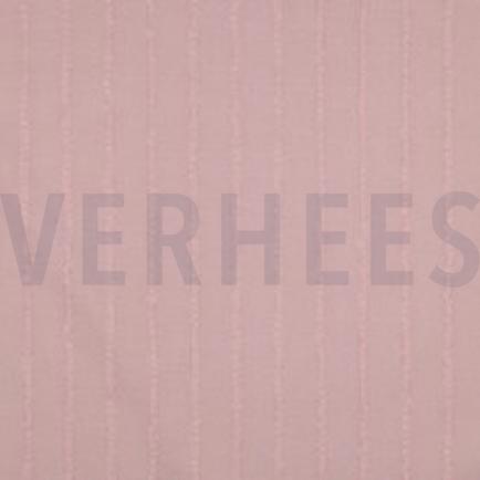 COTTON VOILE DOBBY STRIPES OLD ROSE (thumbnail)
