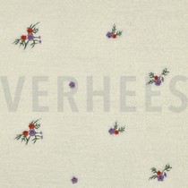 TEDDY BRODERIE FLEURS ECRU (thumbnail)