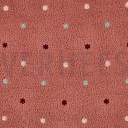 TEDDYSTOFF STICKEREI BLUMEN BLUSH (thumbnail)