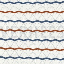 JACQUARD TRICOTÉ AJOUR ECRU/CAMEL (thumbnail)