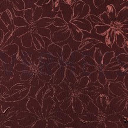 JACQUARD BLUMEN BORDEAUXROT (thumbnail)