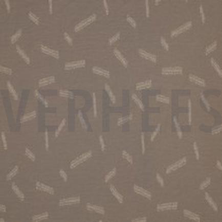 DOBBY JACQUARD STREPEN ZAND (thumbnail)