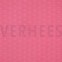 DOUBLE GAUZE EMBROIDERY BLOEMEN ROZE (thumbnail)