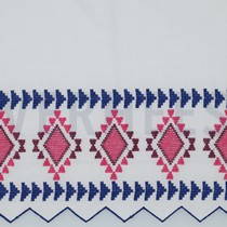 COTTON VOILE ONE-SIDE BORDER WHITE (thumbnail)