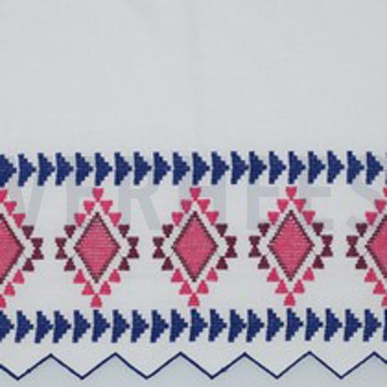 BAUMWOLLE VOILE EINSEITIGER RAND WEISS (thumbnail)