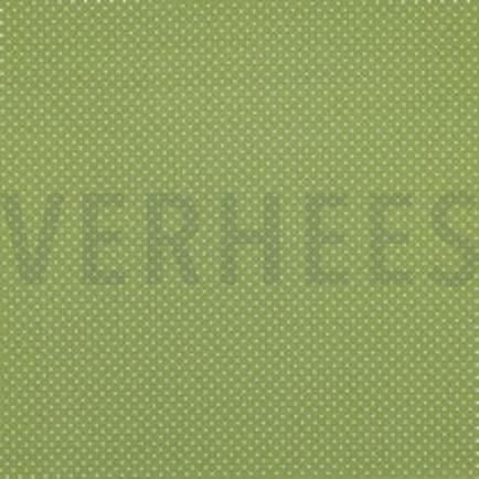 POPLIN PETIT DOTS GREEN (thumbnail)