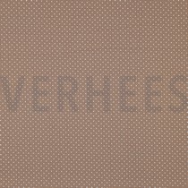 KATOENEN POPLIN KLEINE STIPPEN TAUPE (thumbnail)