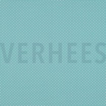 KATOENEN POPLIN KLEINE STIPPEN OUDGROEN (thumbnail)