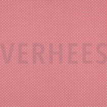 KATOENEN POPLIN KLEINE STIPPEN BLUSH (thumbnail)