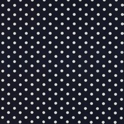 KATOENEN POPLIN STIPPEN MARINEBLAUW (thumbnail)