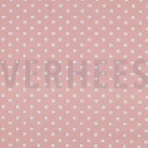 BAUMWOLLE POPELINE PUNKTE ALTROSA (thumbnail)