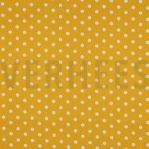 BAUMWOLLE POPELINE PUNKTE GELB (thumbnail)