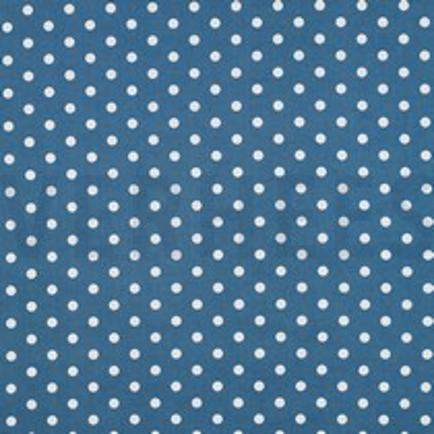 KATOENEN POPLIN STIPPEN BLAUW (thumbnail)