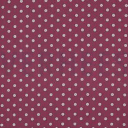 KATOENEN POPLIN STIPPEN MAUVE (thumbnail)