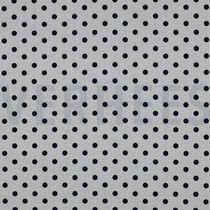 BAUMWOLLE POPELINE PUNKTE WEISS/MARINEBLAU (thumbnail)