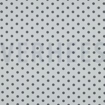 KATOENEN POPLIN STIPPEN WIT/GRIJS (thumbnail)