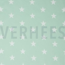 POPLIN STARS MINT (thumbnail)