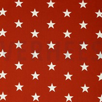 POPLIN STARS TERRACOTTA (thumbnail)