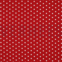 POPLIN PETIT STARS RED (thumbnail)