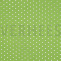 POPLIN PETIT STARS LIME (thumbnail)